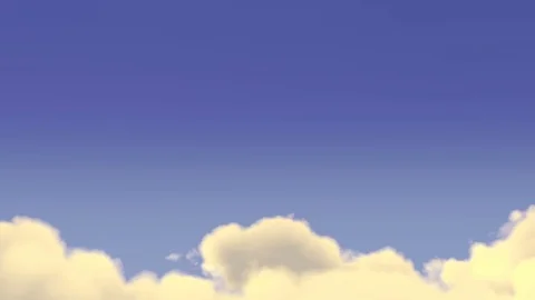 Flight over clouds Stock Footage 80135598