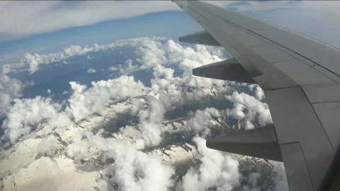 Flight over clouds Stock Footage 91847225