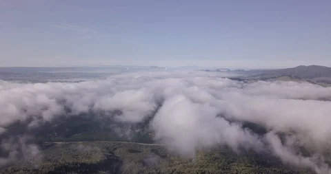 Flight Over Clouds Stock Footage 127872868