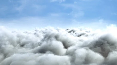 Flight over clouds, loop-able animation Stock Footage 39833693