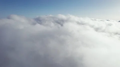 Flight over of clouds timelapse Stock Footage 238917633