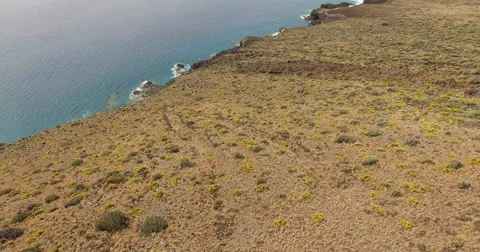 Flight over coast Stock Footage 58321177