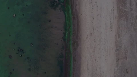 Flight over the coastline Stock Footage 159127383