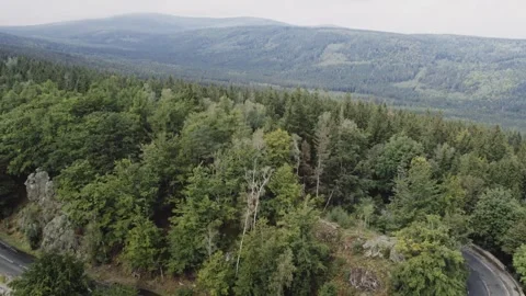 Flight over the "Death Turn" Stock Footage 252043365