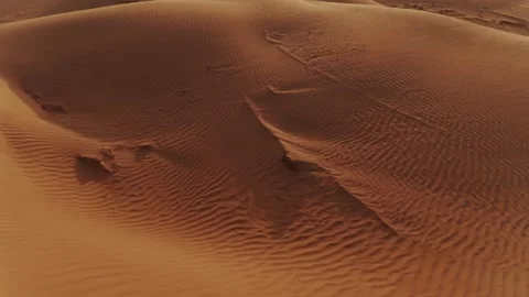 Flight over the desert, dunes Stock Footage 219653489