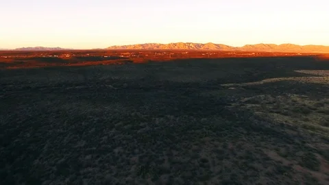 Flight over the Desert Video stock 123777799