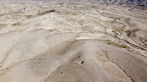 Flight over desert Stock Footage 129002806