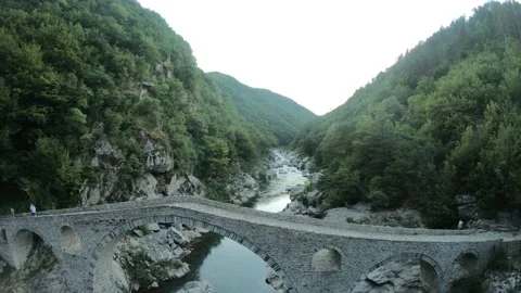 Flight over Devil's Bridge Stock Footage 209157030