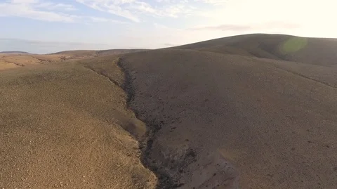 Flight over the dunes Stock Footage 92066173