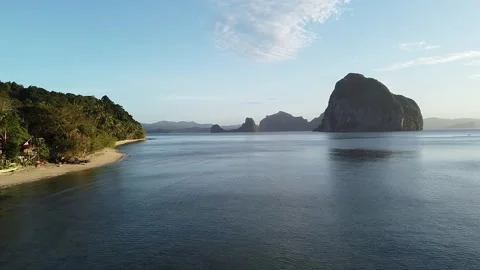 Flight over El Nido,Palawan, Philippines Stock-Footage 221940928