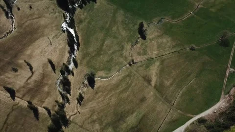 Flight over Ettaler Weidmoos Stock-Footage 255634347