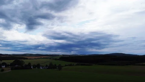 Flight over a field Stock Footage 157007182