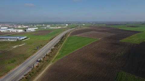 Flight over the field Stock Footage 171601776