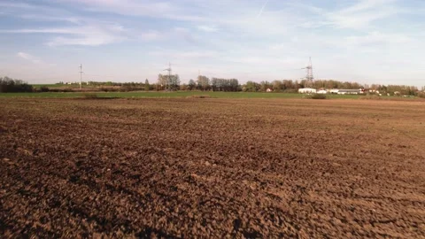 Flight over the fields in the suburbs of St. Petersburg 69 Stock Footage 136059859