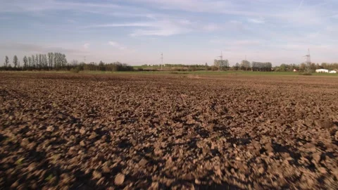 Flight over the fields in the suburbs of St. Petersburg 68 Stock Footage 136060433