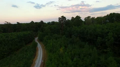 Flight over forest Stock Footage 52450898