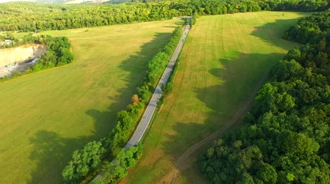 Flight over forest Stock Footage 52690750