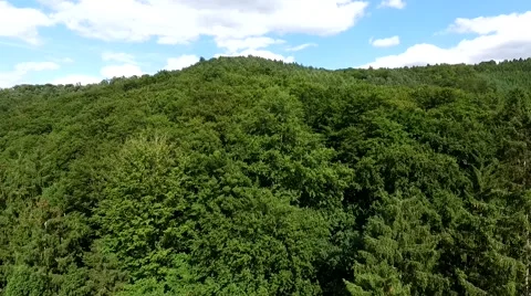 Flight over germany - landscape Stock Footage 53102729