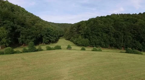 Flight over germany - landscape Video stock 54592524