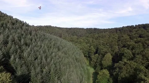 Flight over germany - landscape Stock Footage 54593276
