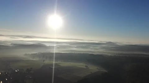 Flight over germany - landscape Stock Footage 55632526