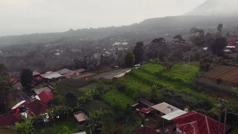 Flight over the gorges in the mountains of Bali. Stock Footage 146114368