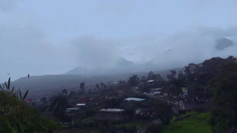 Flight over the gorges in the mountains of Bali. Stock Footage 146114945