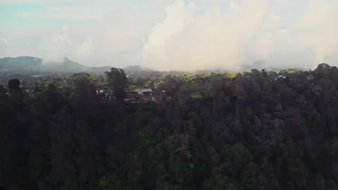 Flight over the gorges in the mountains of Bali. Stock Footage 146115290