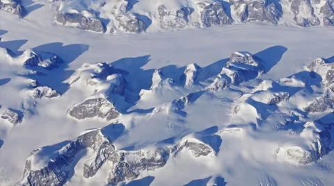 Flight over Greenland Stock Footage 48039111