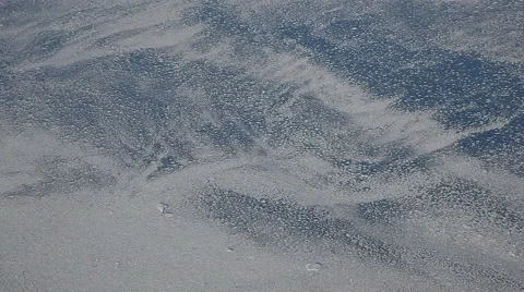 Flight over of icy ocean - Antartic Stock Footage 39989763