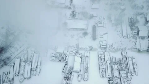 Flight over the industrial zone to the pipe of the heat power network with a Stock Footage 164953941