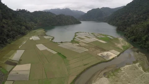 Flight over lake Stock Footage 50210051