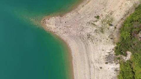 Flight over the lake Peruca 3 Stock-Footage 285933002