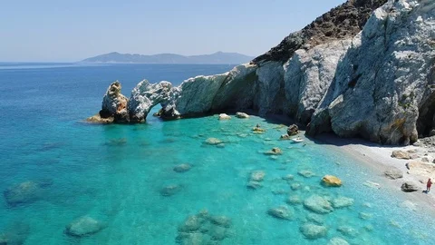 Flight over Lalaria 스톡 동영상 104005602