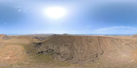 Flight over Las Calderas Stock Footage 336124555