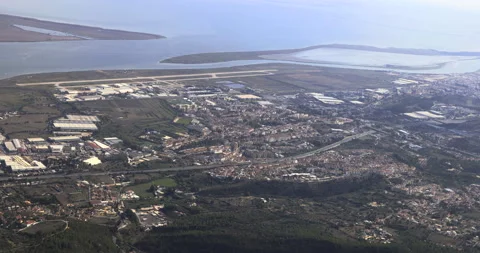Flight over Lisbon, 4K Stock Footage 221272273