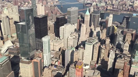 Flight Over Manhattan NY Vídeos de archivo 49950146