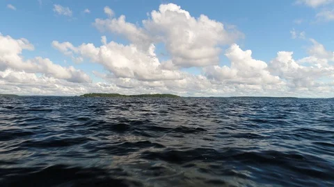 Flight Over Mesmerizing Water Ripples on Lake Surface 스톡 동영상 126774660