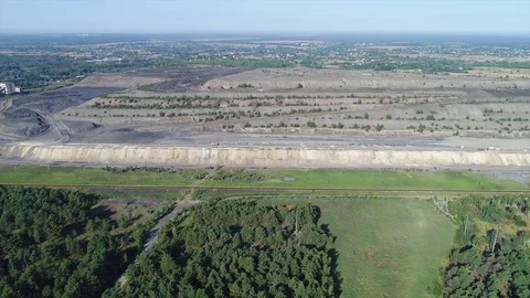 Flight over the mine Video stock 80776215