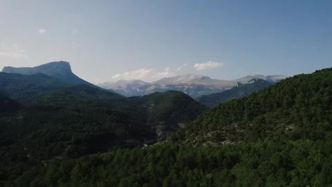 Flight over the Montagne Stock Footage 288652617