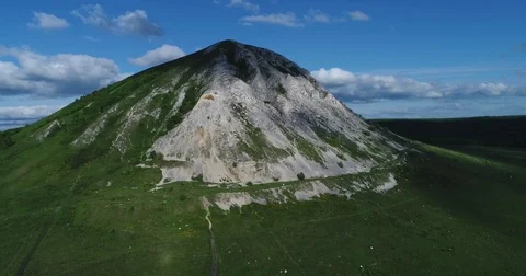 Flight over the mountain Stock Footage 76120141
