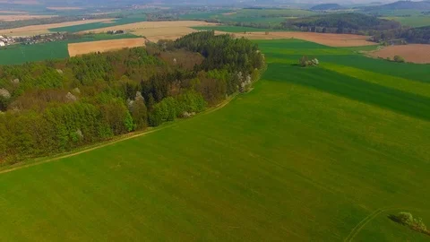 Flight over mountain forest. Nature from above. Stock Footage 89059589