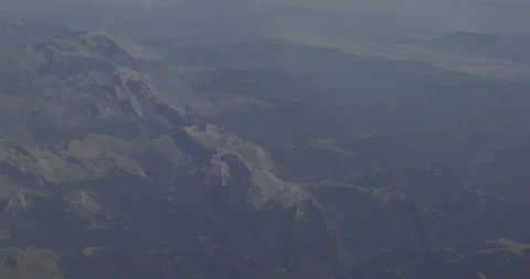 Flight over a mountain range, 4K Video stock 221247519