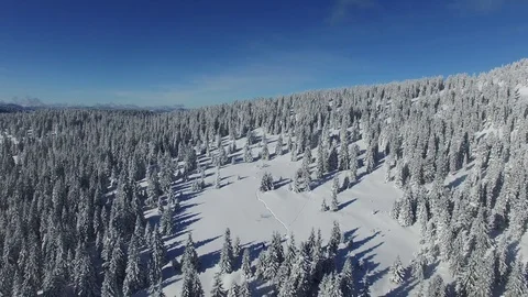 Flight over the mountains Stock Footage 71707994