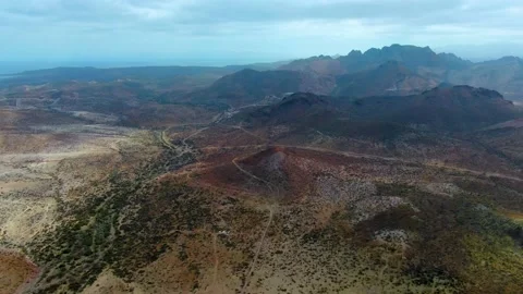 Flight over the mountains Stock Footage 152486646