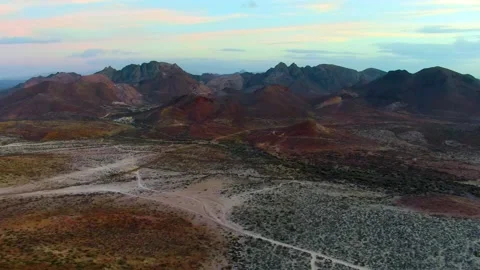 Flight over the mountains Stock Footage 153544243