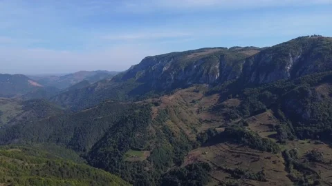 Flight Over Mountains Stock Footage 163913293