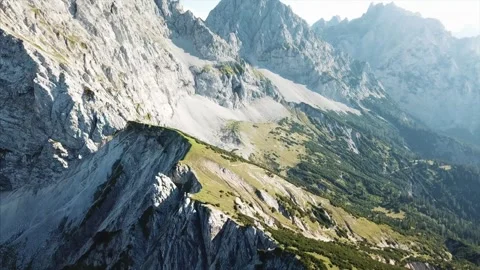 Flight over mountains Stock-Footage 255634666