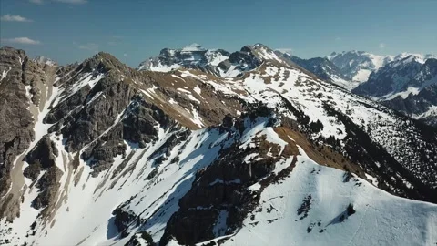 Flight over mountains Stock Footage 255634683