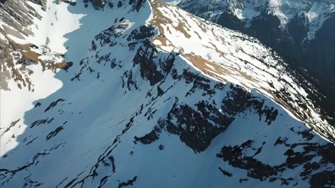 Flight over mountains Stock-Footage 255634733